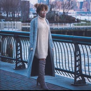 Missguided Gray Longline Coat